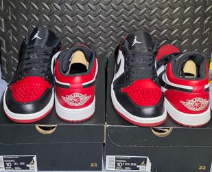 Jordan 1 low. Size 10.  And 10.5. $50 each