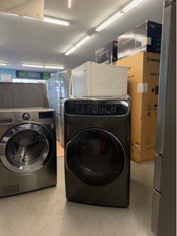 Samsung Flex DVG60M9900V 27 Inch wide Gas Dryer with 7.5 cu. ft. Capacity with FlexDry