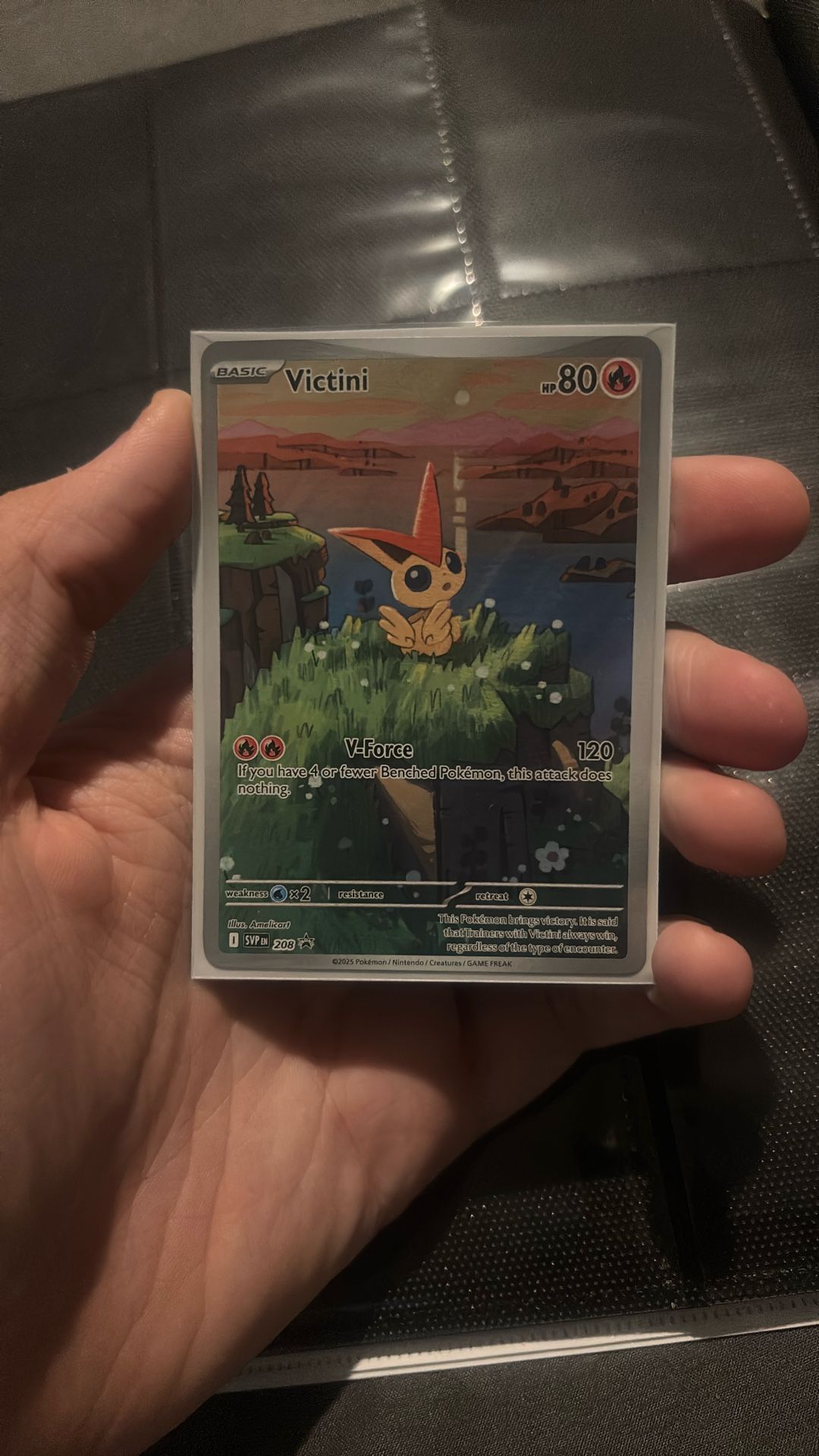 Victini Promo Card White Flare & Black Bolt
