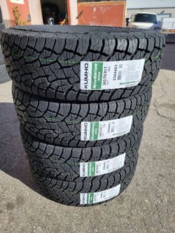 265 70 17 KUMHO ALL TERRAIN TIRES TACOMA 4RUNNER TUNDRA SEQUOIA SILVERADO SUBURBAN AVALANCHE TAHOE SIERRA DENALI YUKON F150 
