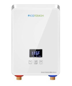 Tankless Water Heater 5.5kw 240V, ECOTOUCH Point-of-Use Digital Display, - New 