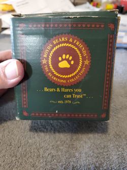 Boyds Bears Bearstone Collection Figurine in Box