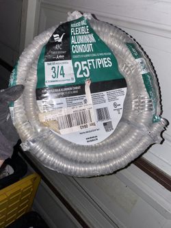 Flexible Aluminum Conduit 25ft 1/2 