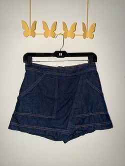 h&m denim skort - size s