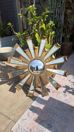 Vintage Uttermost Starburst, mirror