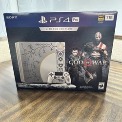 PlayStation 4 Pro God of War Limited Edition Console CIB