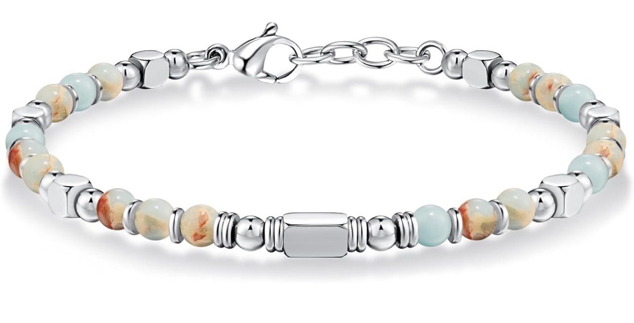 Bracelets for Women, Beaded Bracelets, Silver Bracelets for Women & Gold Bracelets for Women, Boho Bracelets, Trendy Jewelry Gifts for Lover Mom Frien
