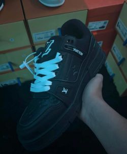 Black LV trainer size 10