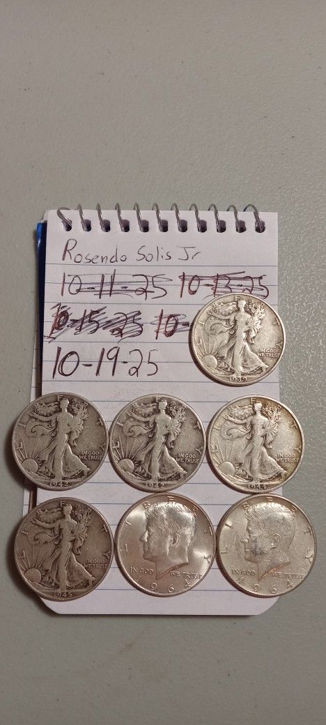 90% Silver Half Dollars Mixed