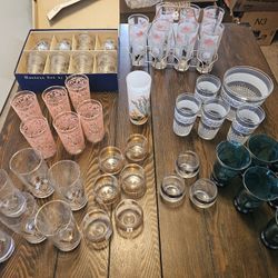 MCM Barware Culver Jeannette Libbey Murano Midcentury