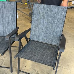 Outdoor Chairs, Four Pieces $25/each