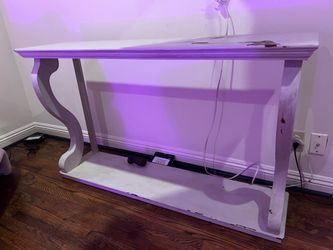 Wooden console table