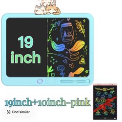 Blue 19-Inch LCD Writing Tablet for Kids - Buy 1 Get 1