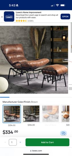 Rocking chair with Ottoman