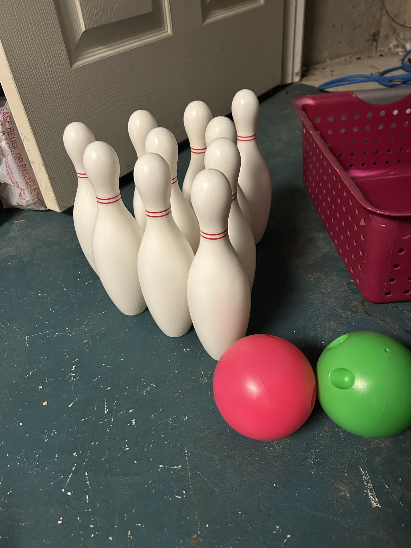 Toy Bowling Pins- Full Set