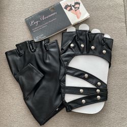 Fingerless Leather Gloves