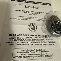 lasko movable air heater 755320