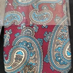 NEW Franco Fiorini  By Tie Rack Slim Tie Paisley Made In Italy