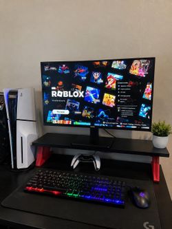 PS5 Console Bundle + Monitor + 3 Disc Games