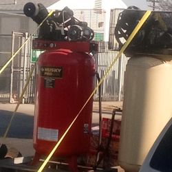 2 Husky Large Air Compressor Tanks 