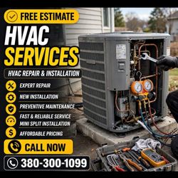Mini-split, Installation Included, Mini Split for Sale with installation Heat and Cool, HVAC System