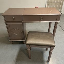 Rose Gold Vanity (wood Broke)