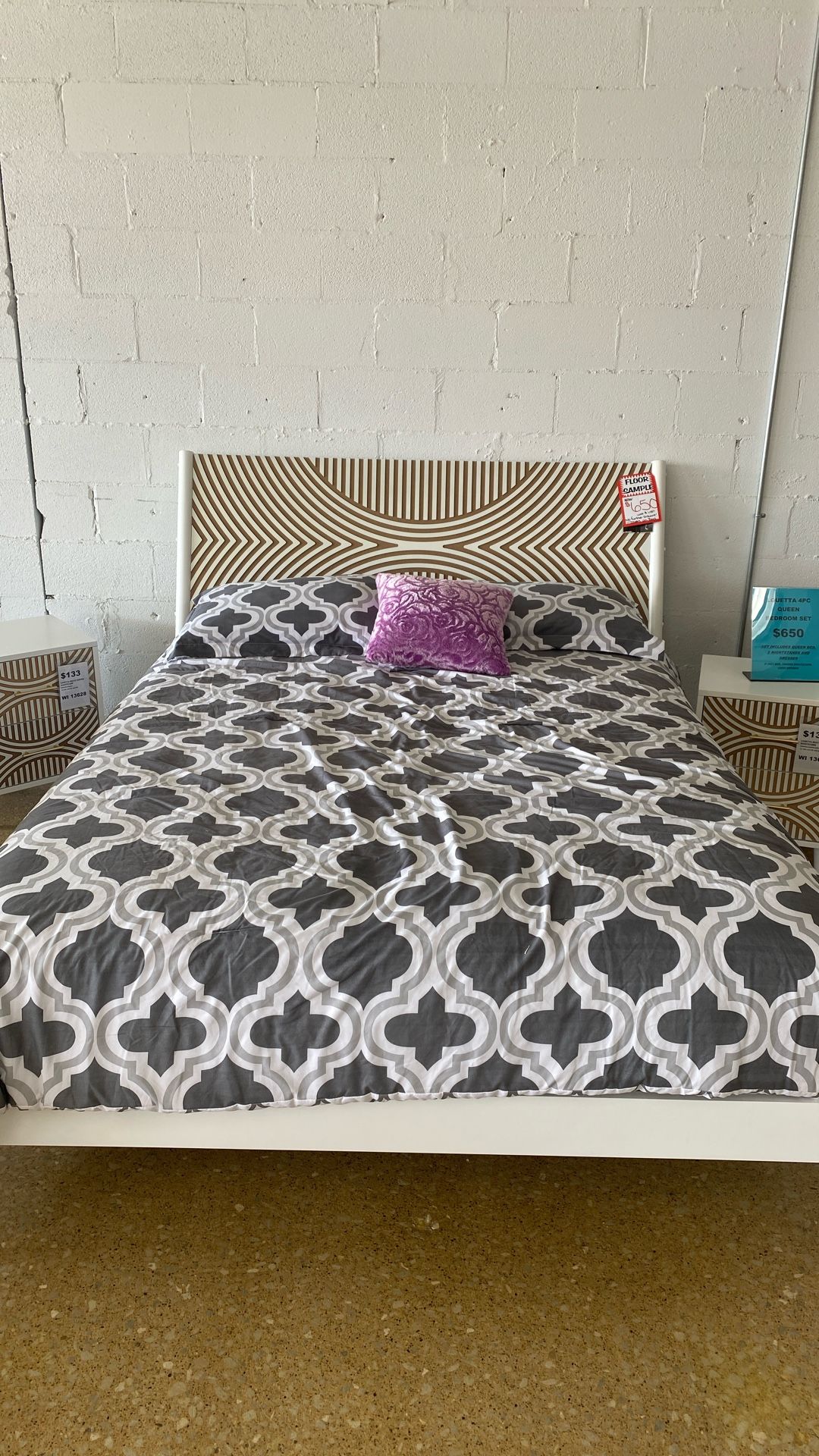 Baxton Studio Loretta 4 Pc Bedroom Set