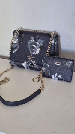 NWOT Navy Kate Spade Crossbody and Matching Wallwt