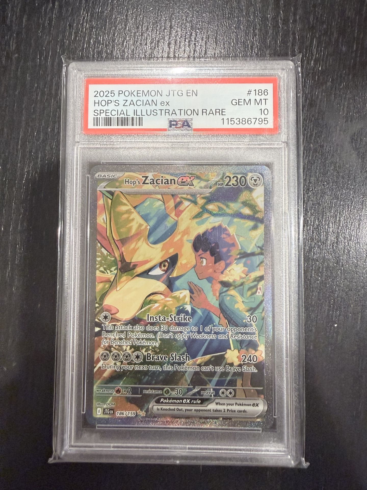 Hops zacian ex psa 10 journey together