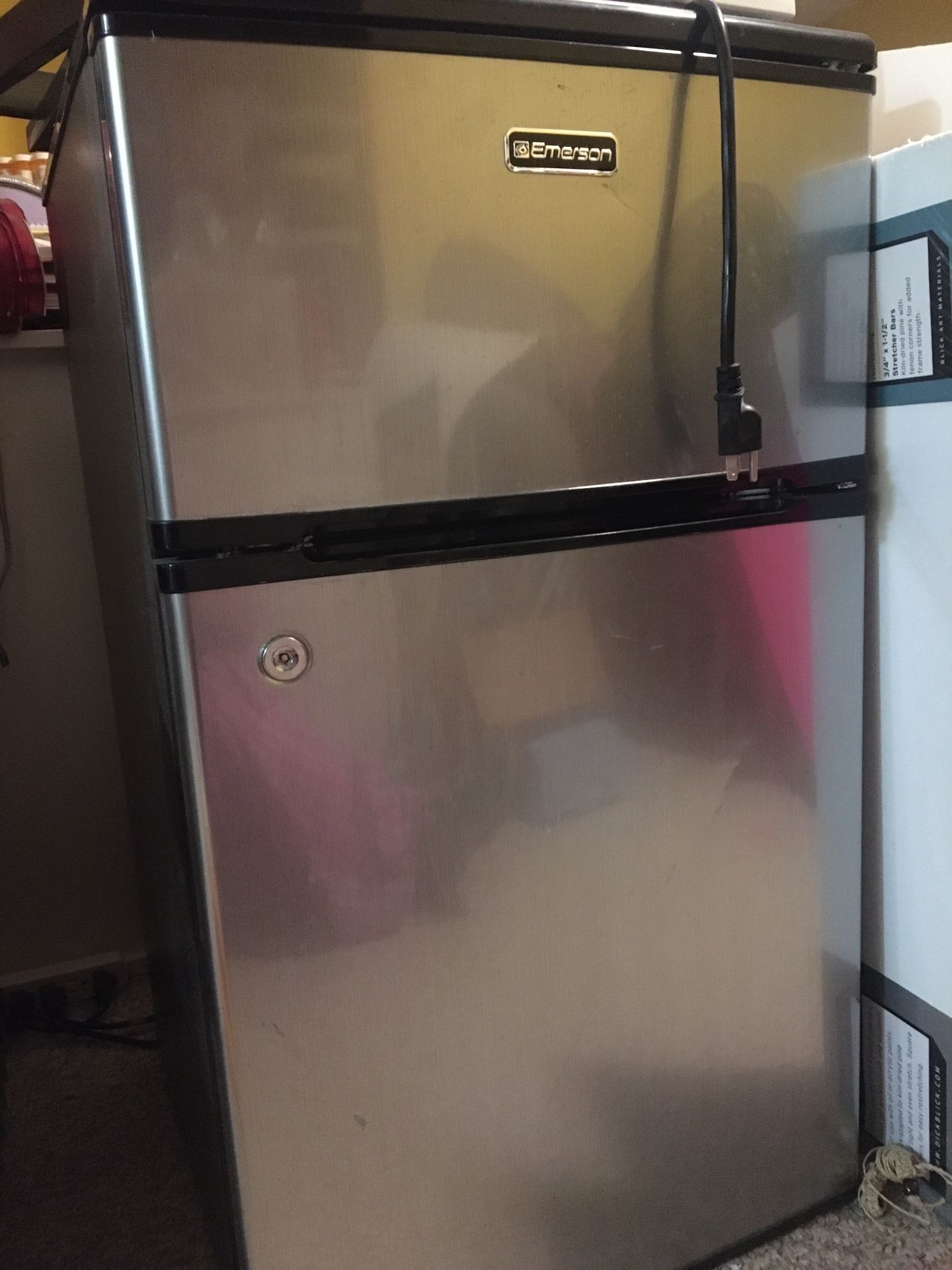 FREE! Only freezer works — Emerson mini fridge