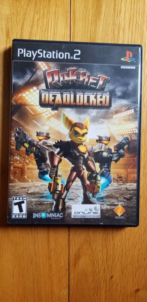 Ratchet - Deadlocked For Playstation 2. Make An Offer. Will Ship If Needed.