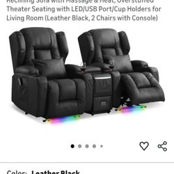 Reclining Heated Massage Chairs