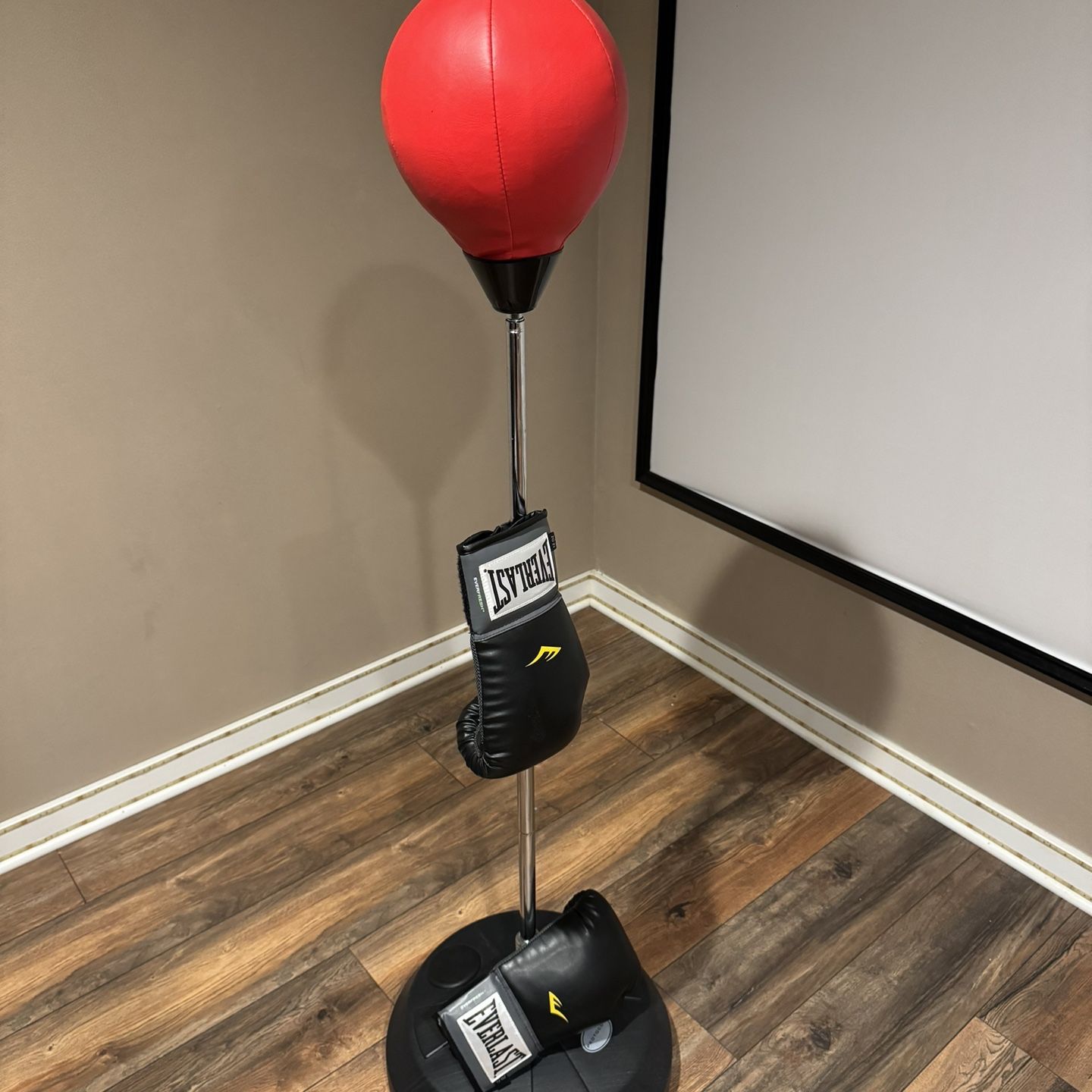 Pedestal Punching Bag with Stand & Glove Combo
