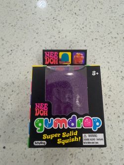 Nee Doh Gumdrop Squishy Toy Purple