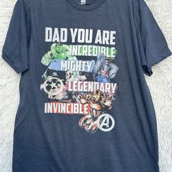 New  Men Dad You are Incredible dad Short Sleeve T-Shirt Size large