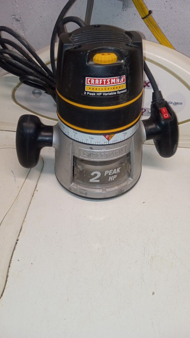 Craftsman 2 HP Router Works Perfect