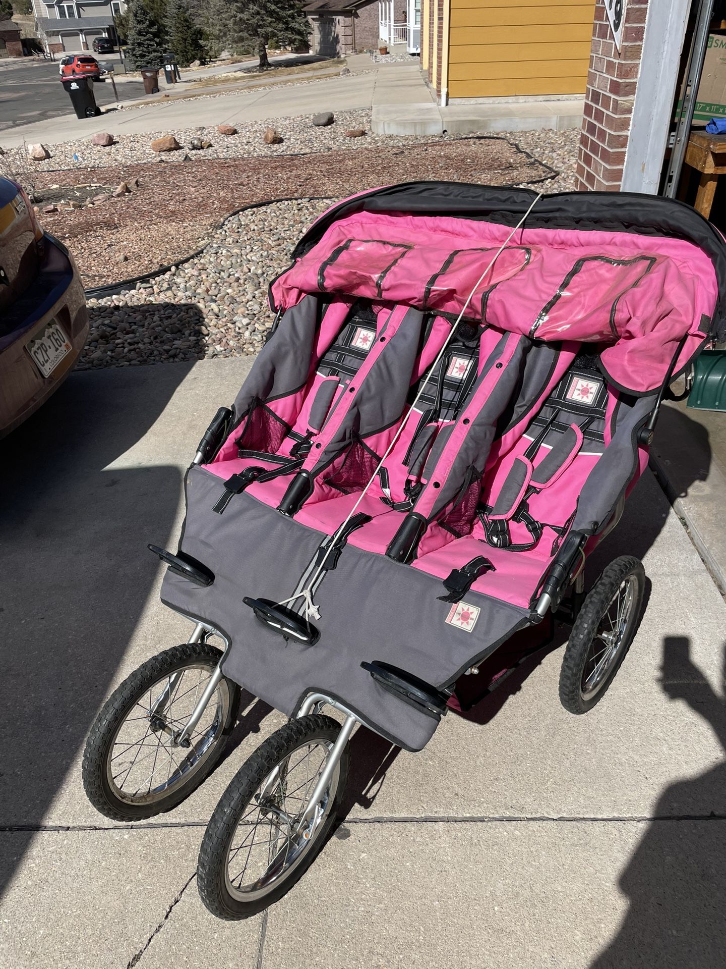 Triple Jogging Stroller