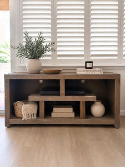 Modern Rustic Wood Stand / Media Console
