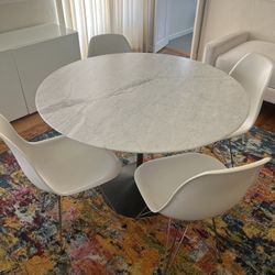 Restoration Hardware Aero marble Table