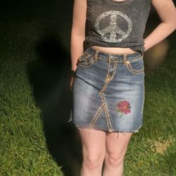 Miss Me Denim Skirt