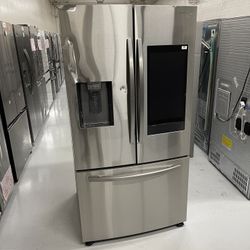 New Fridge Touch Screen Tablet 🔥 One Year Warranty Stainless Steel Bottom Freezer Water Ice Family Hub Samsung 