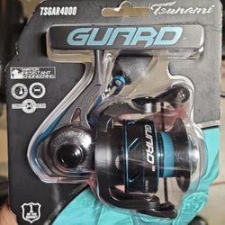 Tsunami Guard TSGAR4000 Spinning Reel Water Resistant 5.1:1 Gear Ratio 15lb Drag
