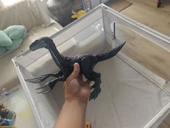 Mattel Jurassic World Dominion Sound Slashin Therizinosaurus Dinosaur Action Figure Toy with Attack Feature and Sounds