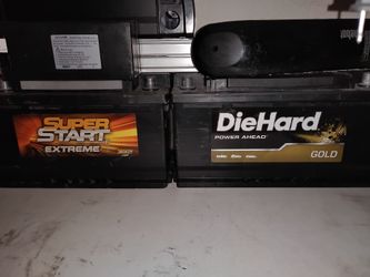 Diehard and super start car battery