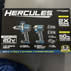 Brand New In The Box 2-TOOL BRUSHLESS COMBO KIT