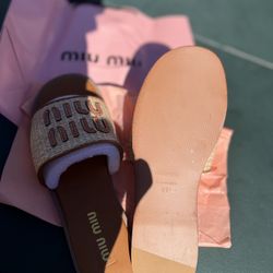 Miu Miu Sandal Size 10