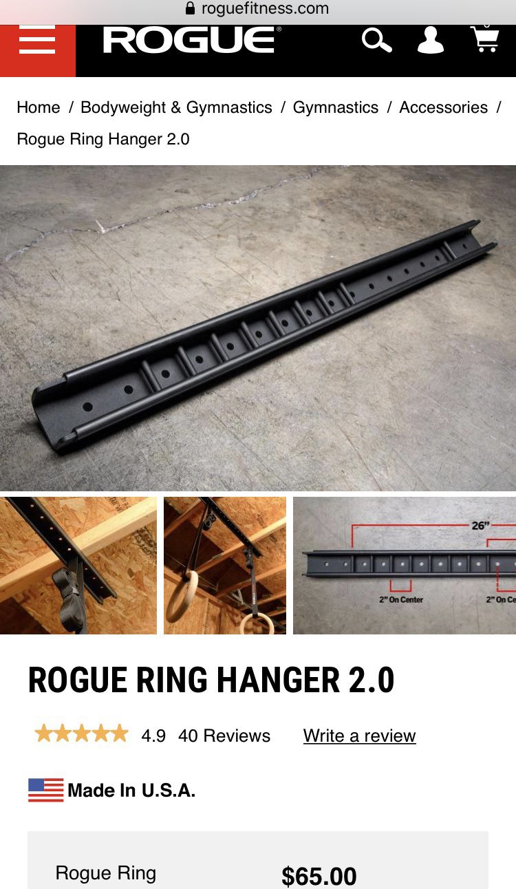 Rogue ring hanger 2.0
