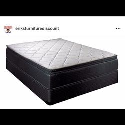 PILLOW TOP MATTRESS & BOX SPRING TWIN $160 FULL $180 QUEEN $200 KING $260