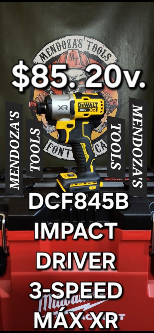 Dewalt Impact Driver 3-Speed 20v MAX XR