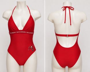Tampa Bay Buccaneers One-Piece Halter Swimsuit